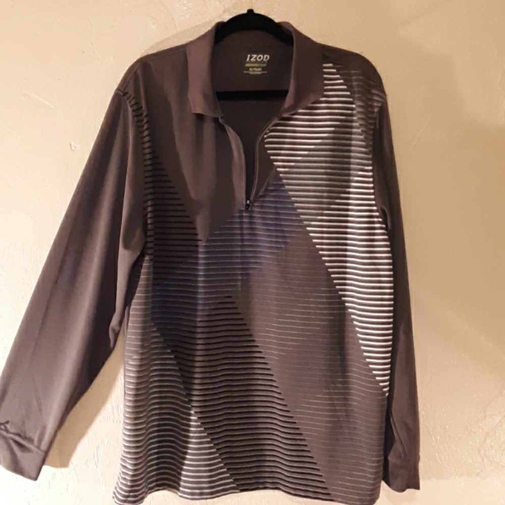IZOD  Perform X Golf zipper neckline shirt